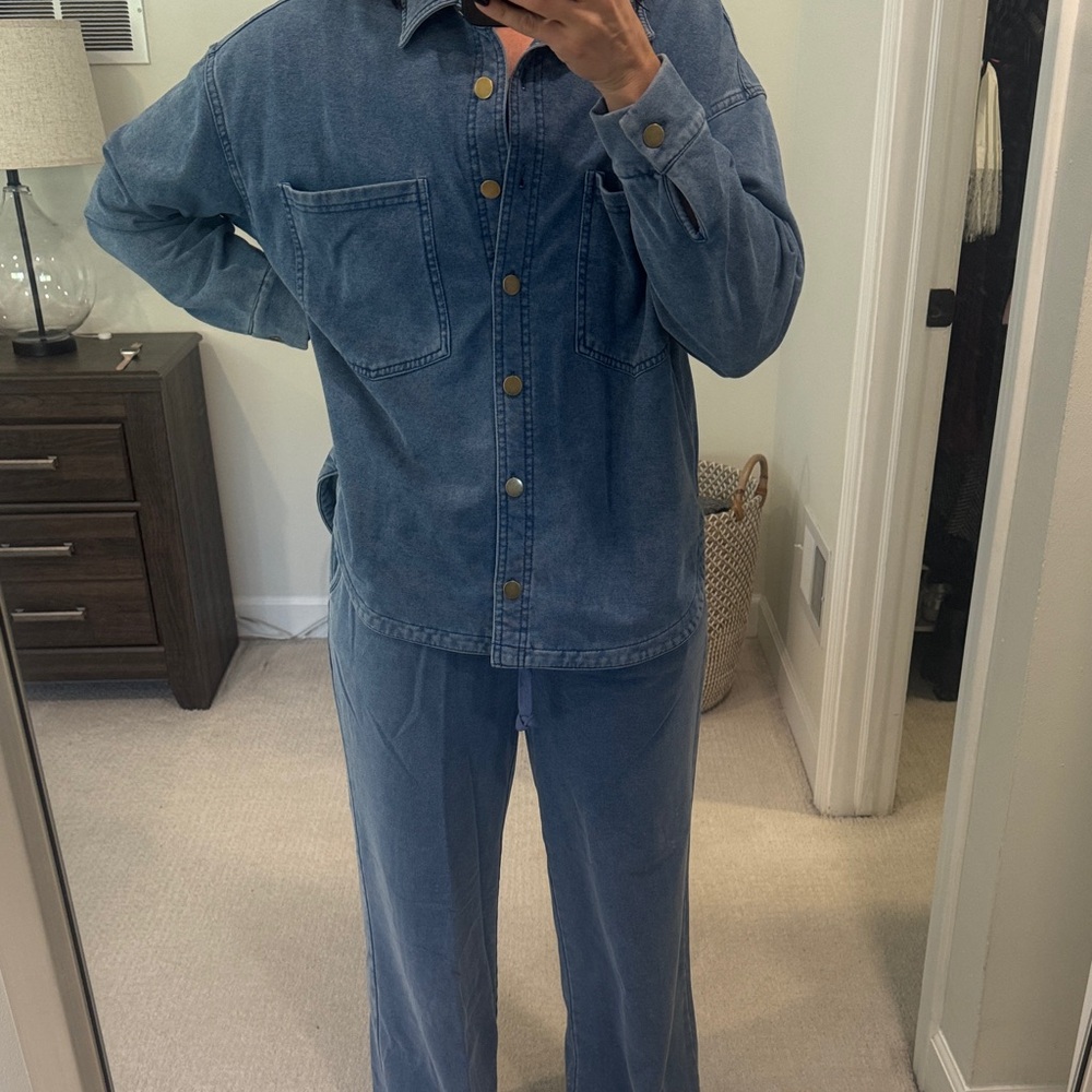 Blue Denim Set - very cozy
